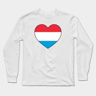 Heart - Luxembourg Long Sleeve T-Shirt